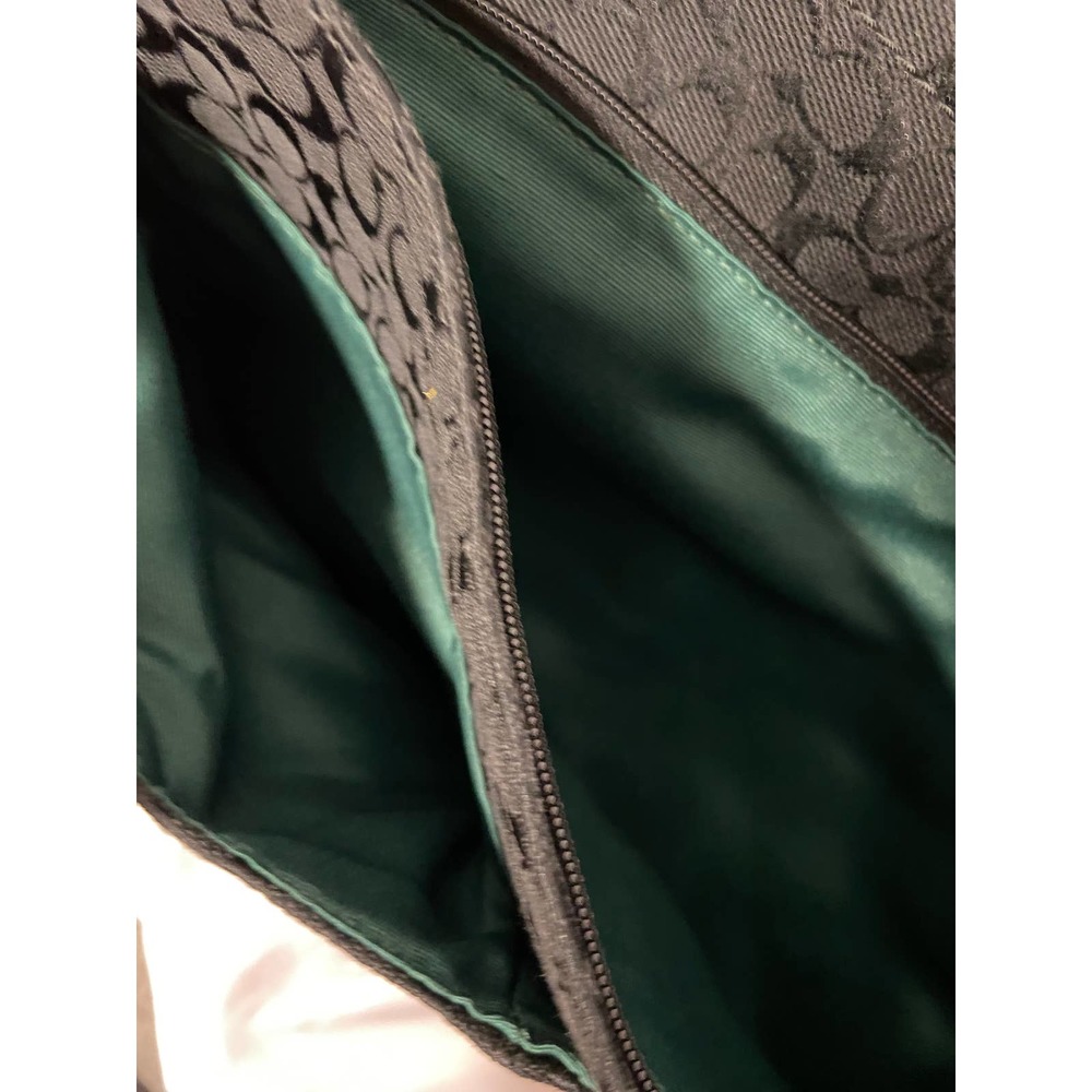 Coach Signature Messenger Bag Crossbody Black Laptop Briefcase Business F70293 - Picture 8 of 15